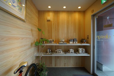 【事務所・オフィス　ヒノキ羽目板｜施工事例　千葉県】