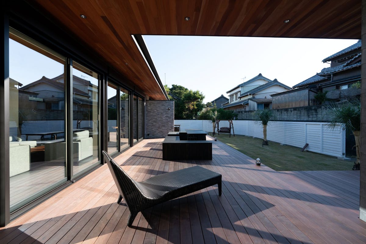 ウッドデッキ　アマゾンチェリー