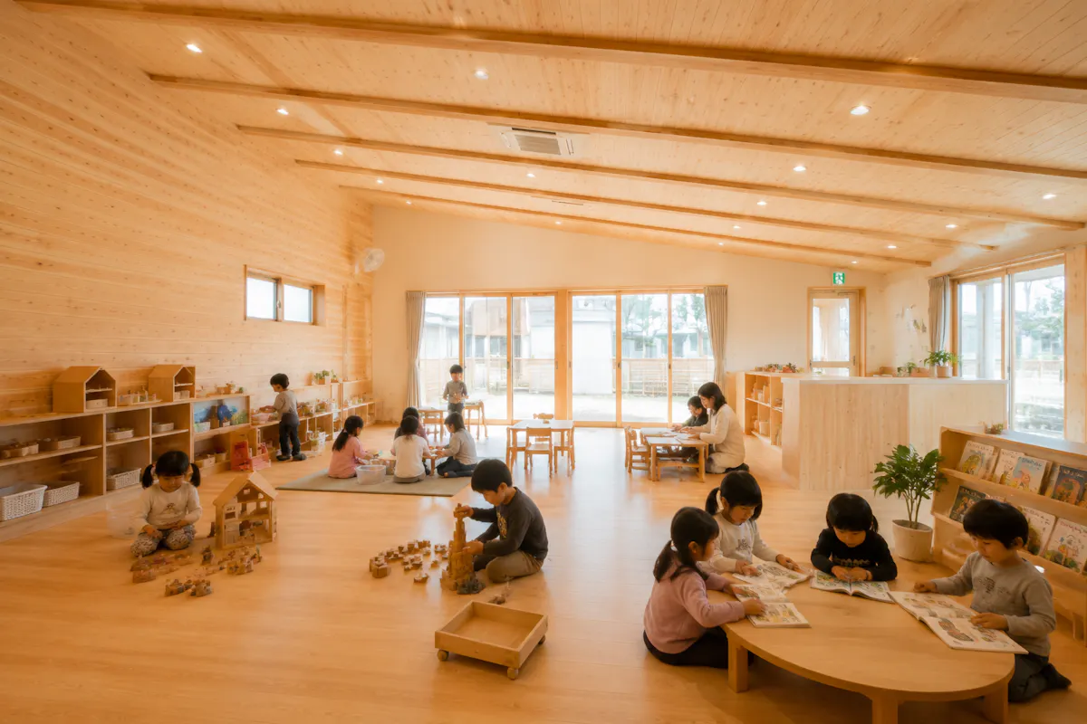 羽目板　保育園