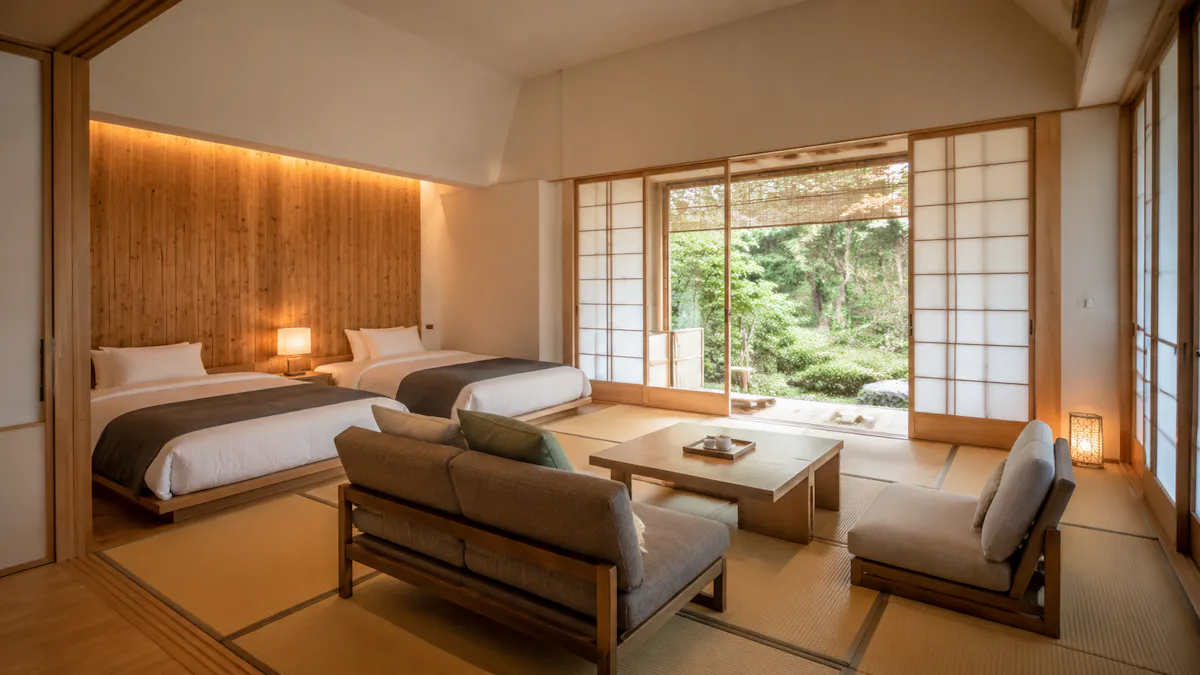 羽目板　旅館
