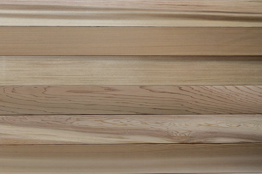 レッドシダー・本実V溝 羽目板（セレクトグレード）無塗装 11x88x3050