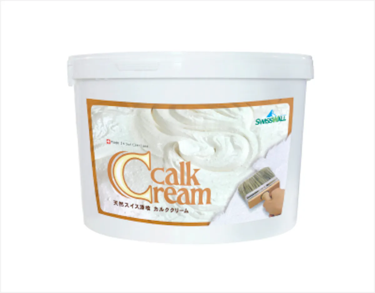 天然スイス漆喰 カルククリーム 内装用 10kg｜天然木材.com
