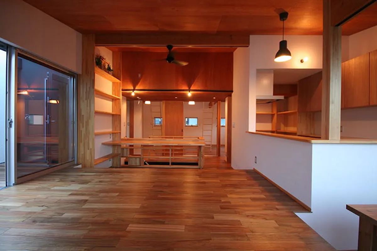 アカシア ユニ フローリング ナチュラルグレード ハンドスクレイプ加工付き 自然オイル 15x90x10